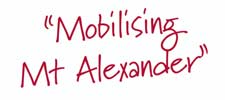 Mobilising Mt Alexander